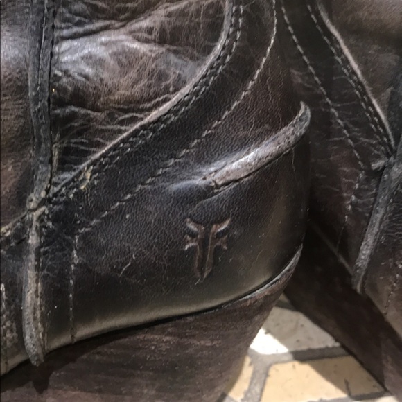FRYE wedge CECE boots sz 5.5 - Picture 4 of 8